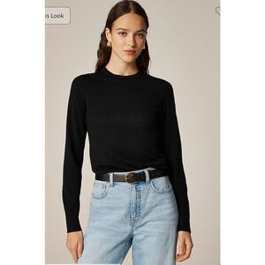 NWOT J Crew Carolyn fitted crewneck sweater in merino wool, Sm $100 C13